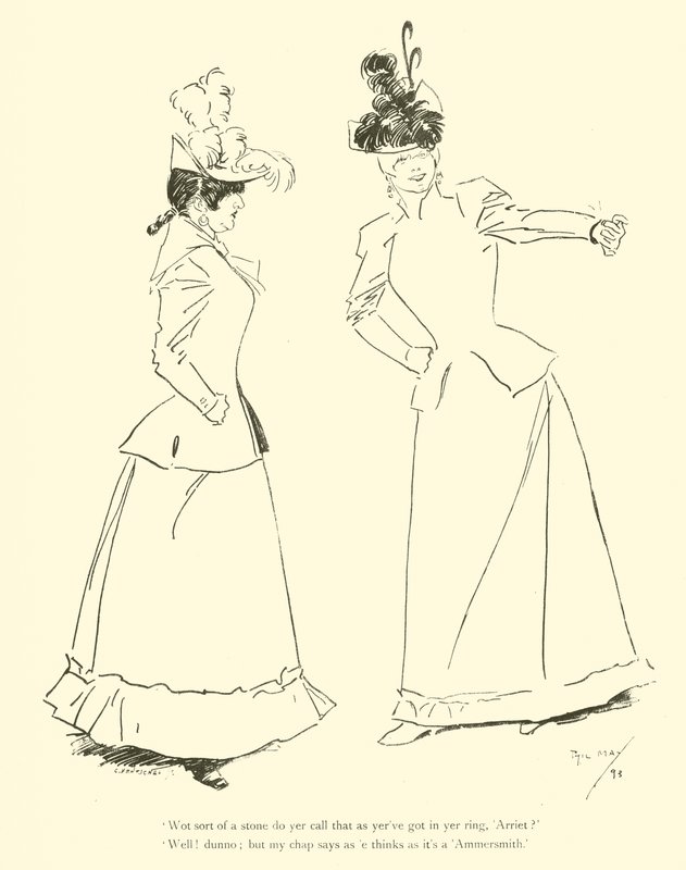 Cartone animato di Phil May, dagli anni 1890 da Phil May