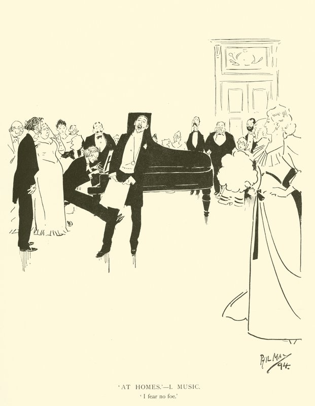 Cartone animato di Phil May, dagli anni 1890 da Phil May