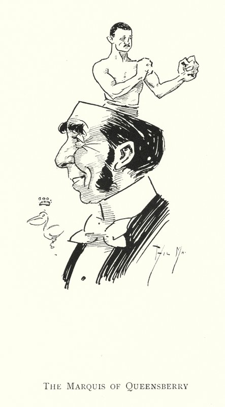 Il Marchese di Queensberry (litografia) da Phil May