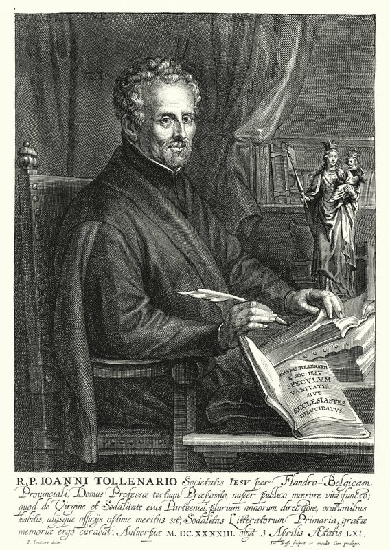 Jan de Toolenaere, gesuita fiammingo da Philip (after) Fruytiers