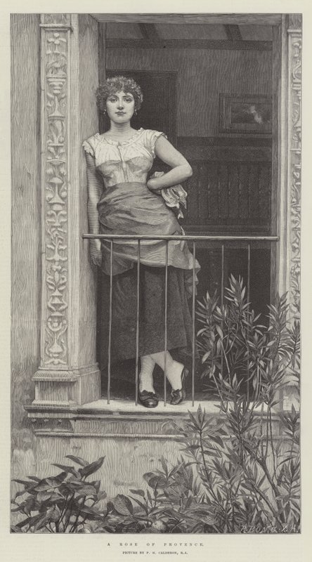 Una rosa di Provenza da Philip Hermogenes Calderon