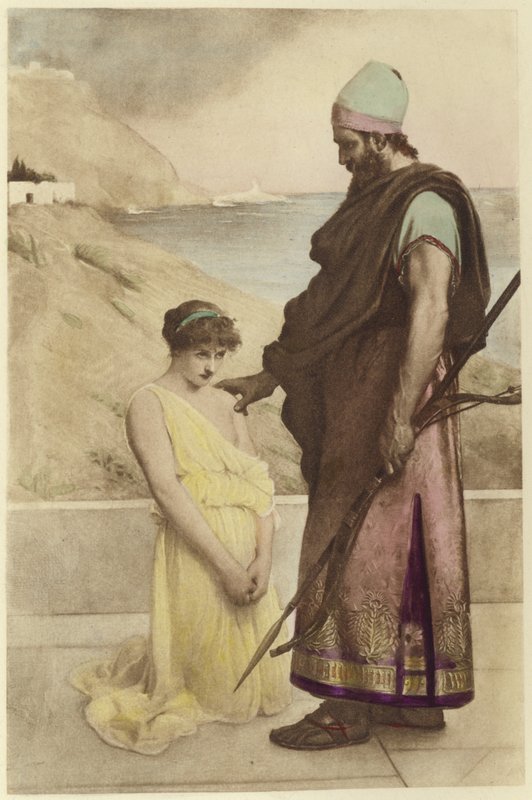 Un prigioniero di lancia e frecce da Philip Hermogenes Calderon