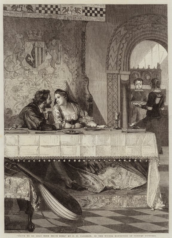 Bevi solo con i tuoi occhi da Philip Hermogenes Calderon