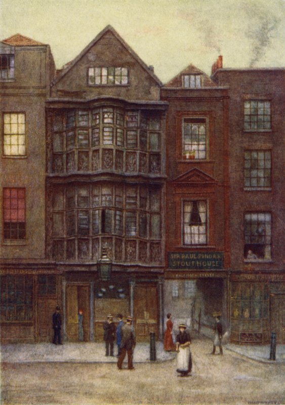 Casa di Sir Paul Pindar, Bishopsgate Street, 1877 da Philip Norman