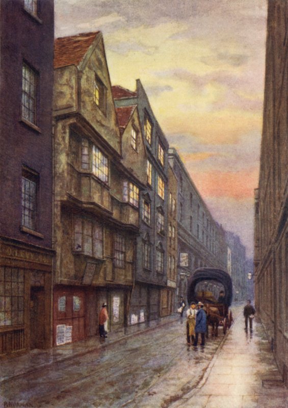 Wych Street, Strand, vista Nord-Ovest, 1901 da Philip Norman