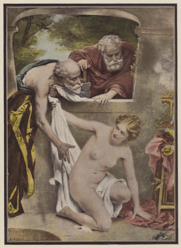 Susanna e i vecchioni da Philippe Felix Dupuis