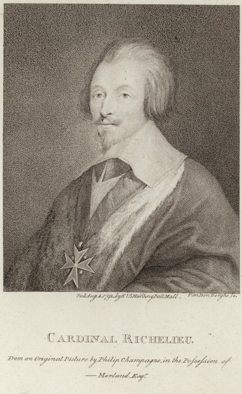Ritratto del Cardinale Richelieu da Philippe de Champaigne