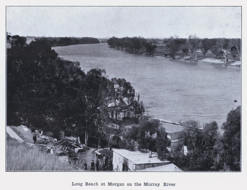 Long Reach a Morgan sul fiume Murray da Photographer Australian