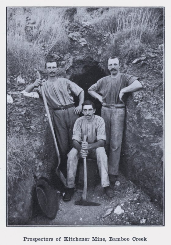 Prospectors della miniera di Kitchener, Bamboo Creek da Photographer Australian