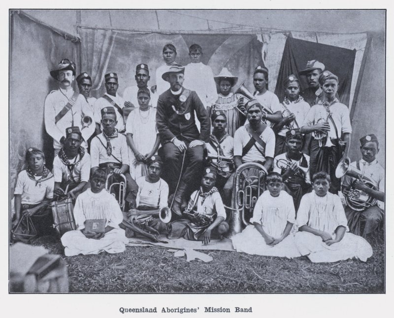 Banda della missione degli aborigeni del Queensland da Photographer Australian