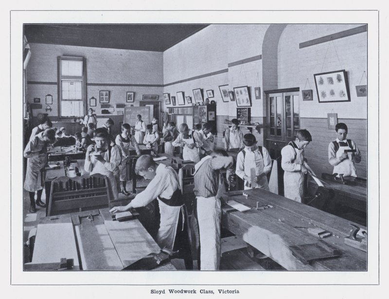 Classe di lavorazione del legno Sloyd, Victoria da Photographer Australian