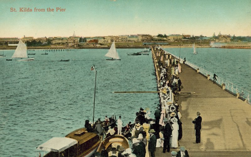 St Kilda dal molo, Melbourne, Victoria, Australia da Photographer Australian