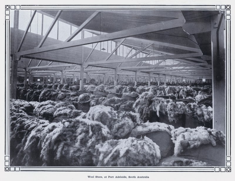 Magazzino di lana, a Port Adelaide, Australia Meridionale da Photographer Australian