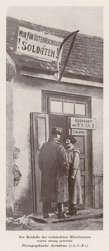 Bordello riservato ai soldati austriaci da Photographer Austrian