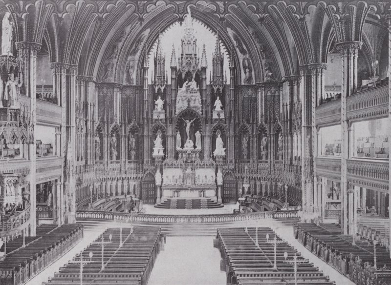 Interno della Cattedrale di Notre Dame, Montreal da Photographer Canadian