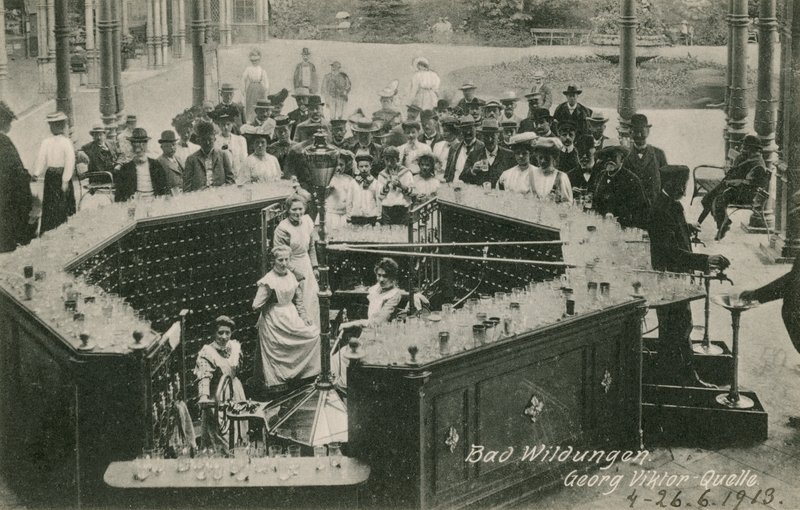 Bad Wildungen. Cartolina inviata nel 1913. da Photographer German