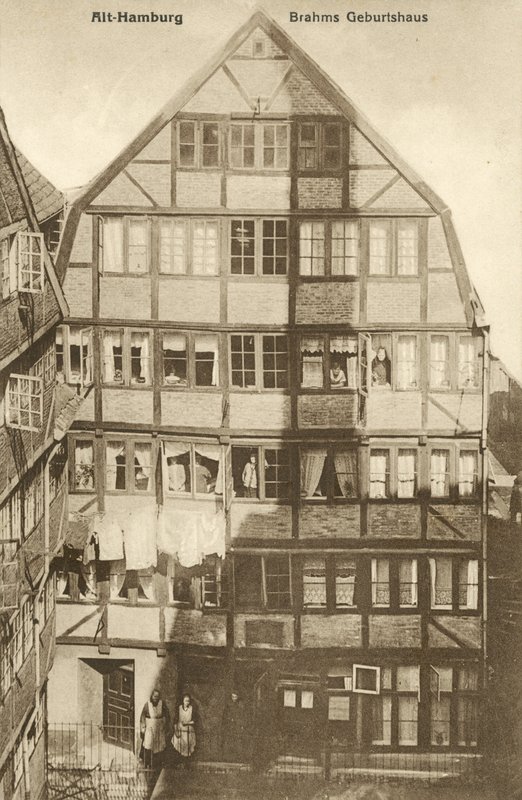 Luogo di nascita di Johannes Brahms, Amburgo, Germania da Photographer German