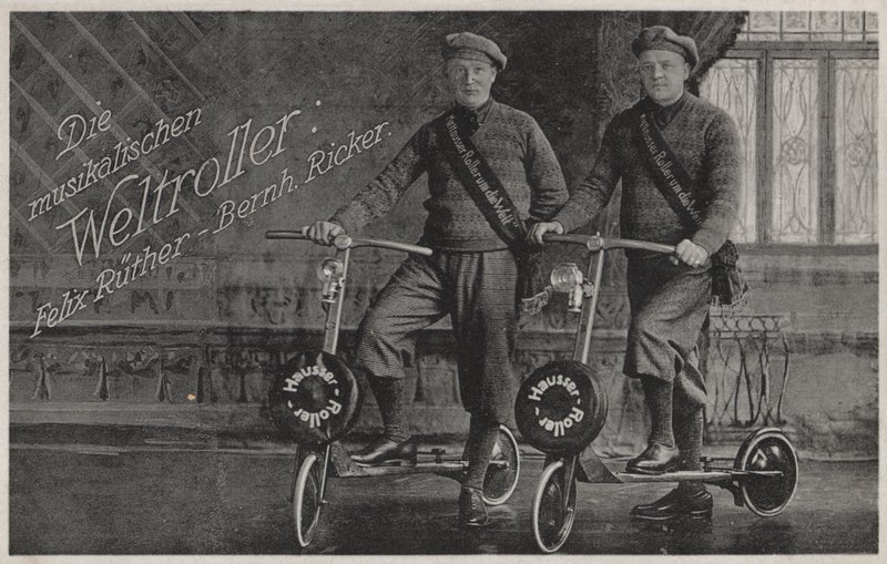 Felix Ruether e Bernhard Ricker, suonatori di scooter musicali da Photographer German