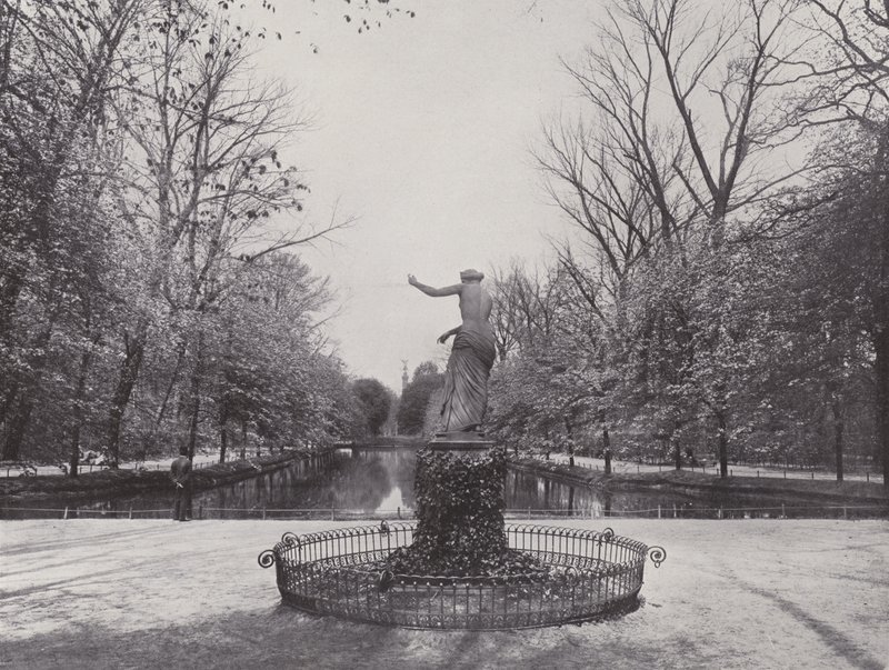 Nel Tiergarten, stagno dei pesci rossi da Photographer German