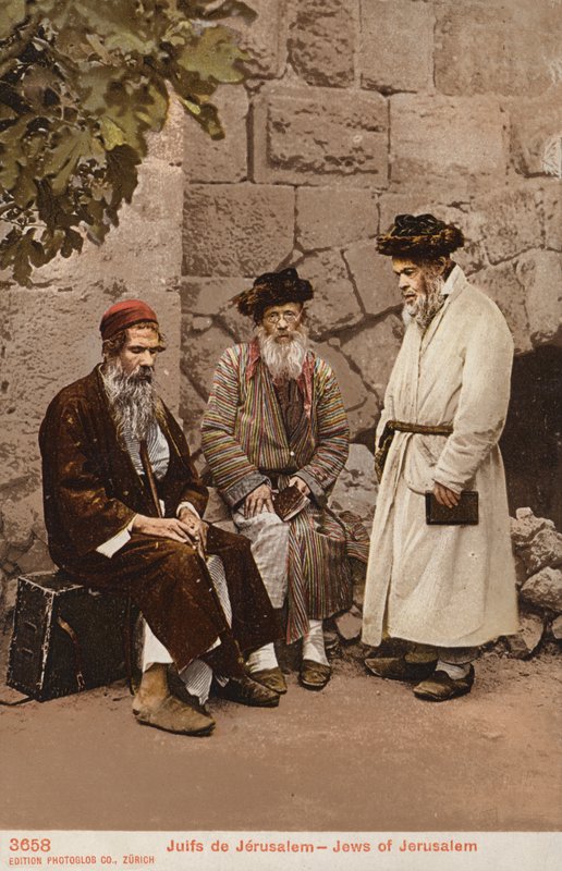Ebrei di Gerusalemme da Photographer German