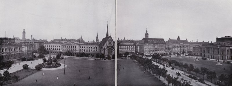 Lipsia: Panorama da Augustusplatz da Photographer German