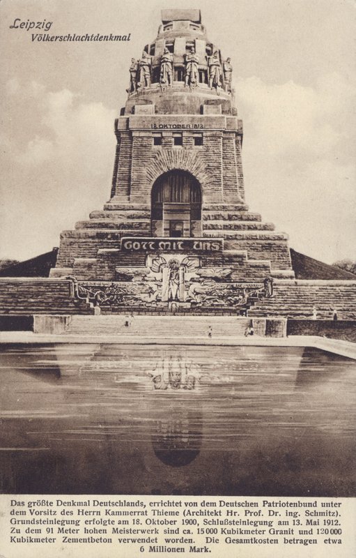 Monumento alla Battaglia delle Nazioni (1813), Lipsia, Germania da Photographer German