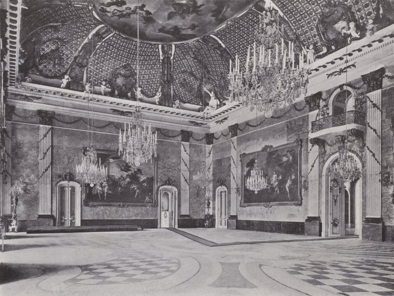 Potsdam, Neues Palais, Sala di Marmo da Photographer German