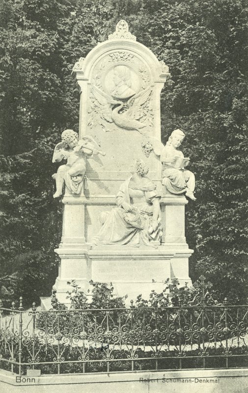 Memoriale di Robert Schumann, Bonn, Germania da Photographer German