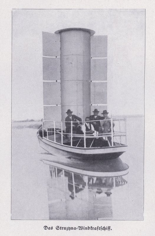 Struzyna, barca a vela alimentata da un rotore Flettner da Photographer German