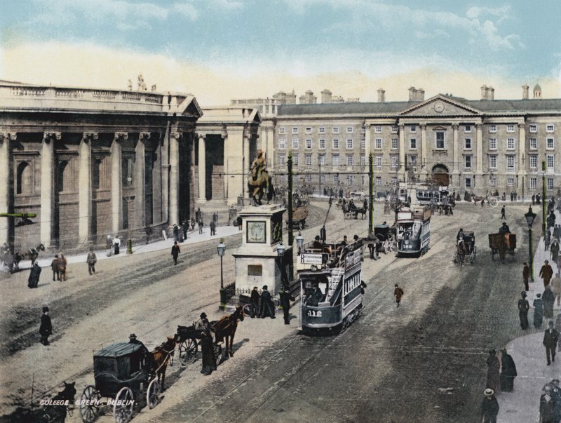 College Green, Dublino (foto a colori) da Photographer Irish