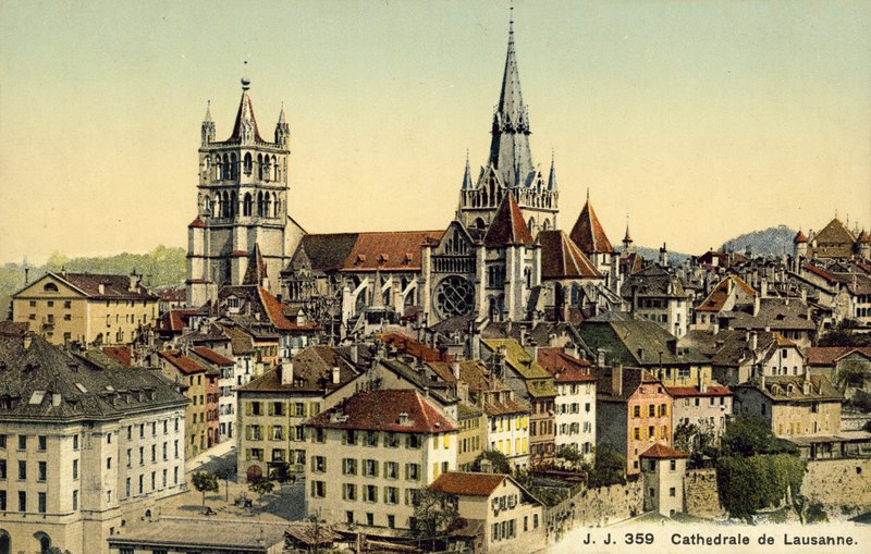 Cattedrale di Losanna (foto a colori) da Photographer Swiss