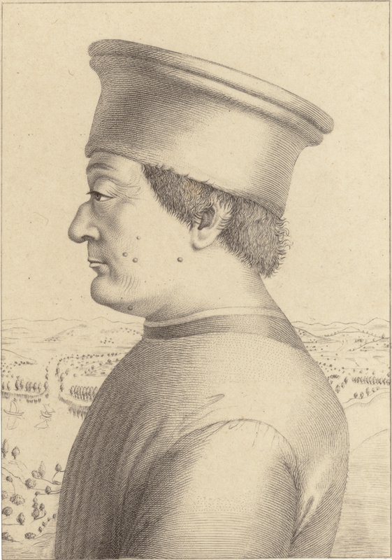 Federico da Montefeltro da Piero della Francesca