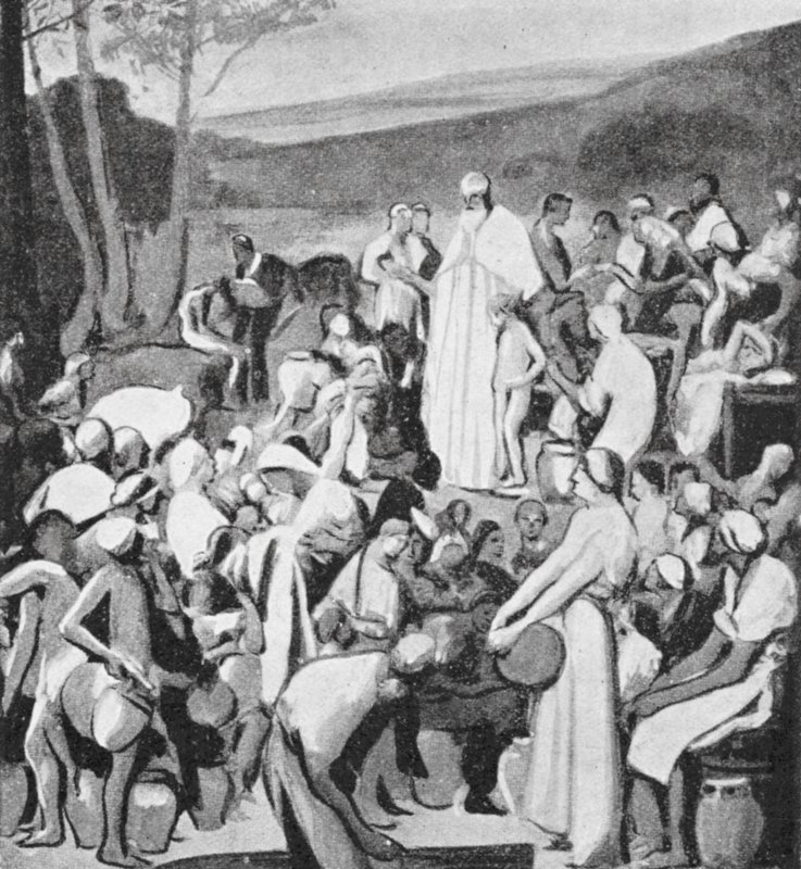 San Dionigi che predica ai Galli da Pierre Victor Galland