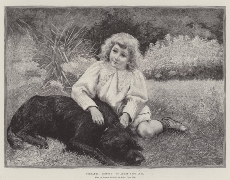 Compagni, a riposo da Pierre Andre Brouillet