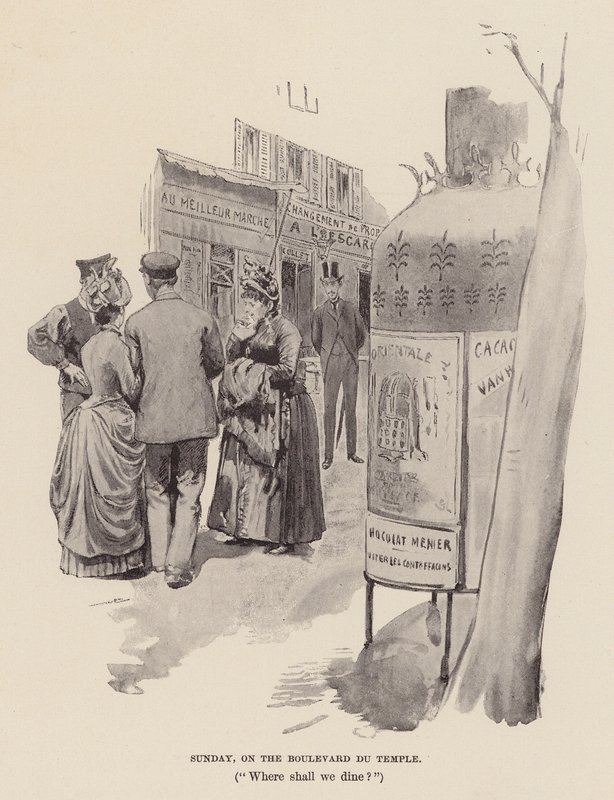 Domenica, sul Boulevard du Temple da Pierre Georges Jeanniot
