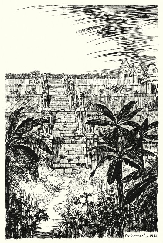 Scala principale, Phnom Bakeng da Pierre Jeannerat de Beerski