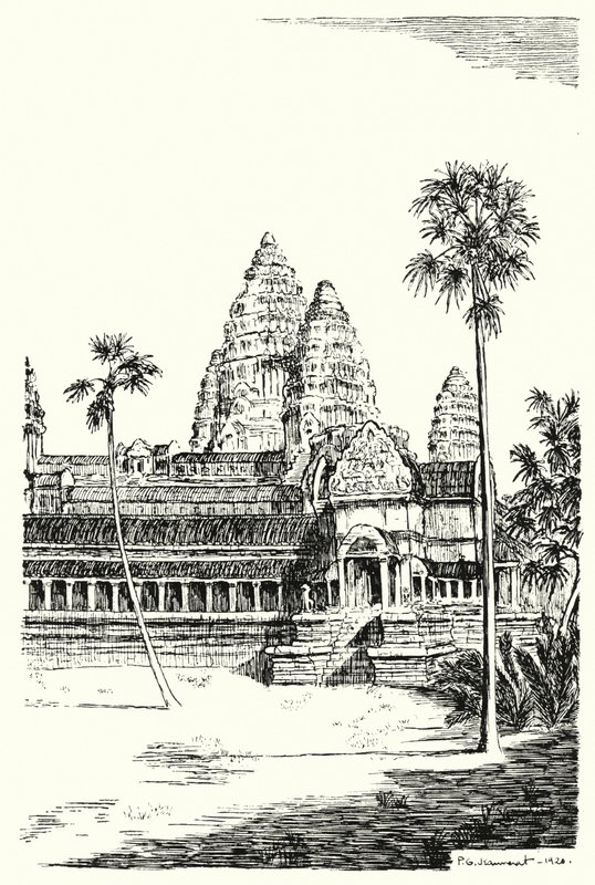 Le torri di Angkor Vat da Pierre Jeannerat de Beerski