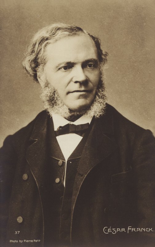 Cesar Franck, compositore belga nato, pianista, organista e insegnante di musica che ha lavorato a Parigi durante la sua vita adulta da Pierre Petit