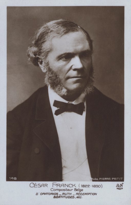 Cesar Franck, compositore e pianista belga da Pierre Petit
