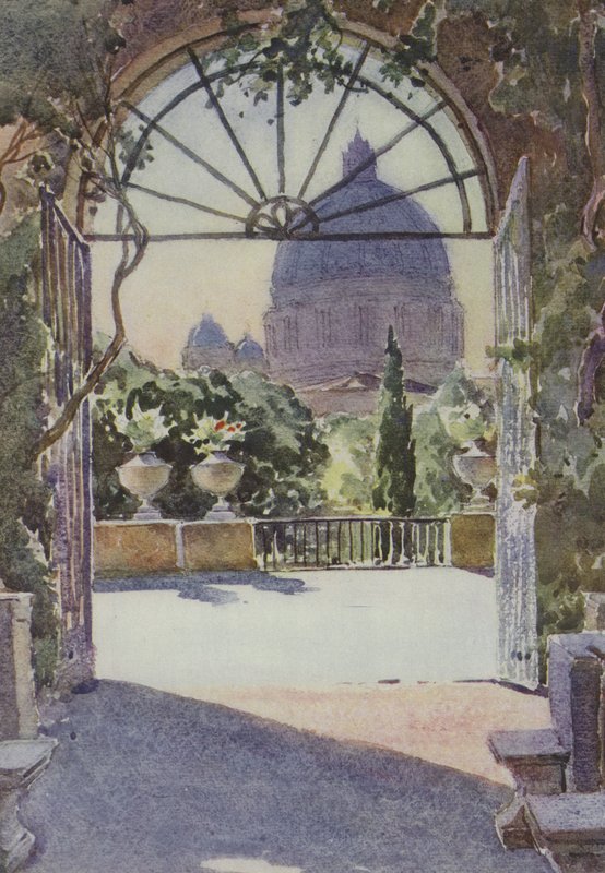 I giardini del Vaticano da Pierre Vignal