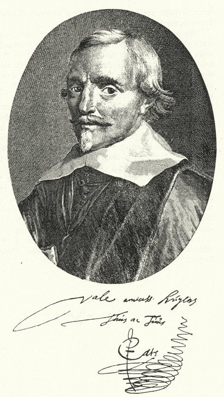 Jacob Cats, poeta e diplomatico olandese (incisione) da Pieter (attr.to) Dubordieu