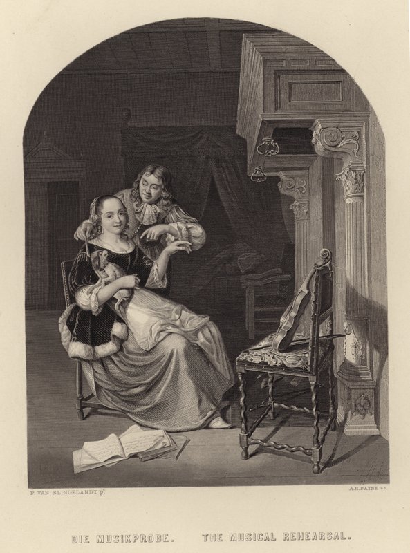 La Prova Musicale da Pieter Cornelisz van Slingelandt