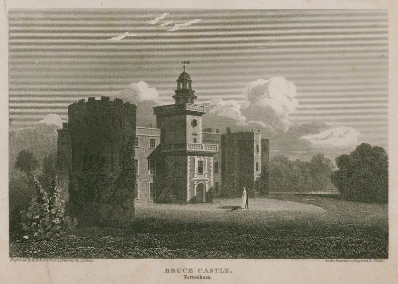 Castello di Bruce, Tottenham, Londra da Pieter Jansz. Quast