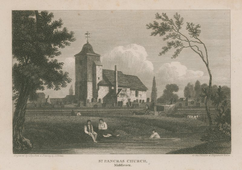 Chiesa di St Pancras da Pieter Jansz. Quast