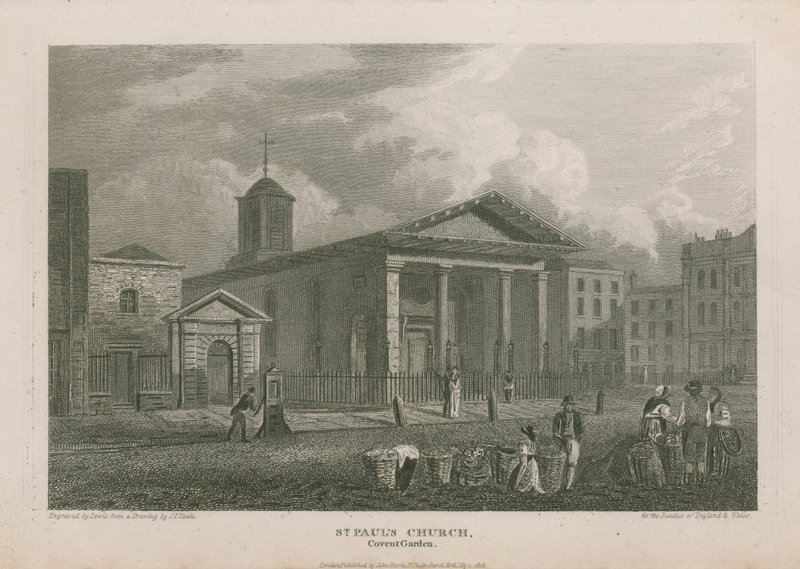 Chiesa di San Paolo, Covent Garden da Pieter Jansz. Quast