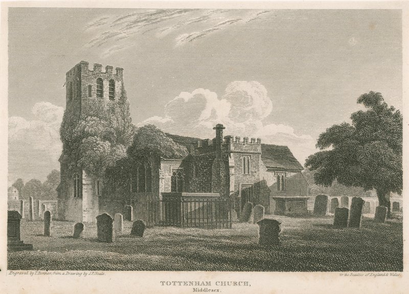 Chiesa di Tottenham, Londra da Pieter Jansz. Quast
