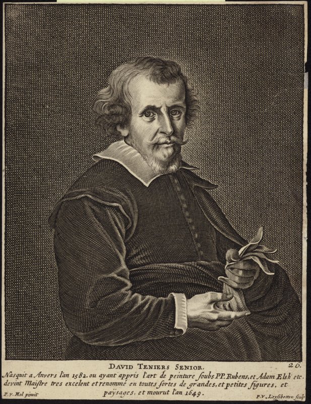 Ritratto di David Teniers il Vecchio da Pieter van Mol