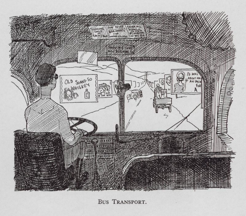 Trasporto in autobus da Pont (1908 40)