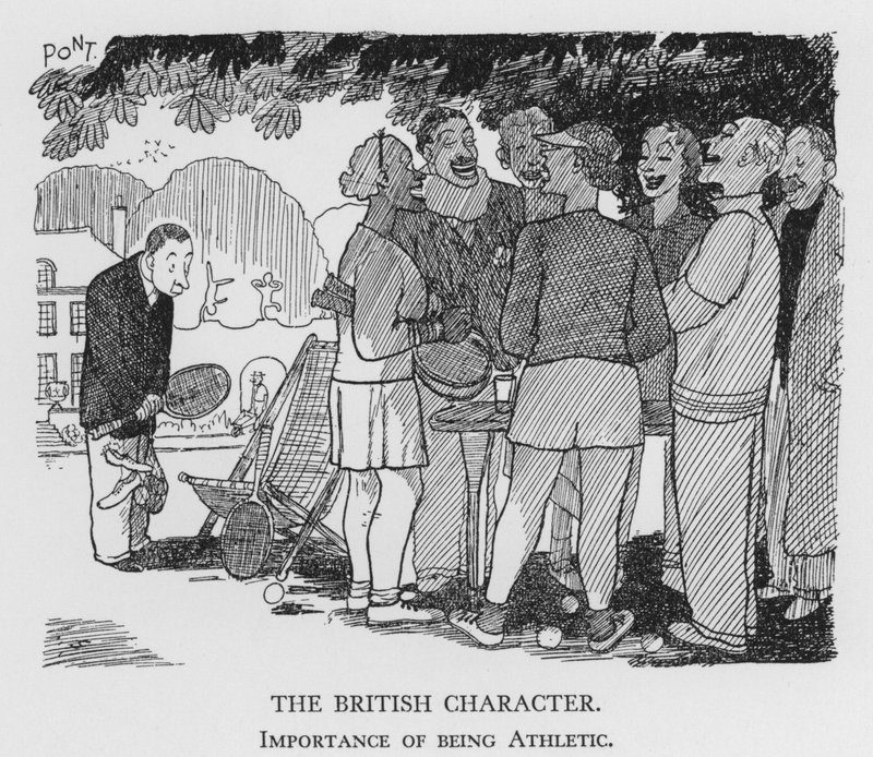 Il carattere britannico, importanza di essere atletici da Pont