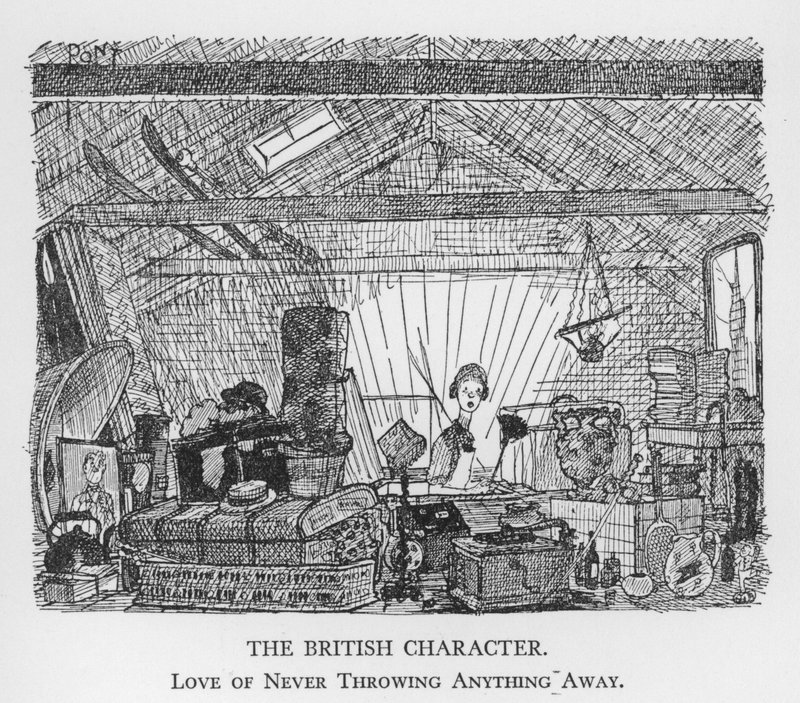 Il carattere britannico, amore per non buttare mai via nulla da Pont